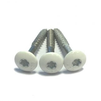 HPL Schrauben weiß RAL 9016