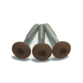 HPL schrauben Braun Ral 8014